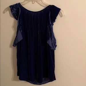 Blue Velvet GAP top XS